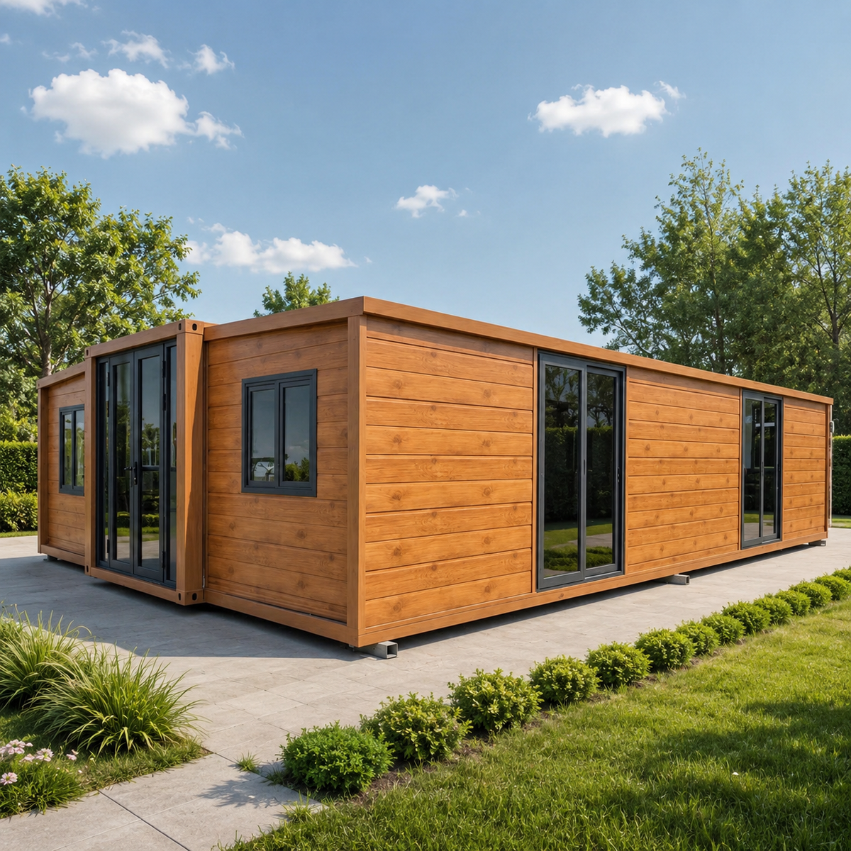 Modulinis namelis 57m² - pritaikytas žiemai