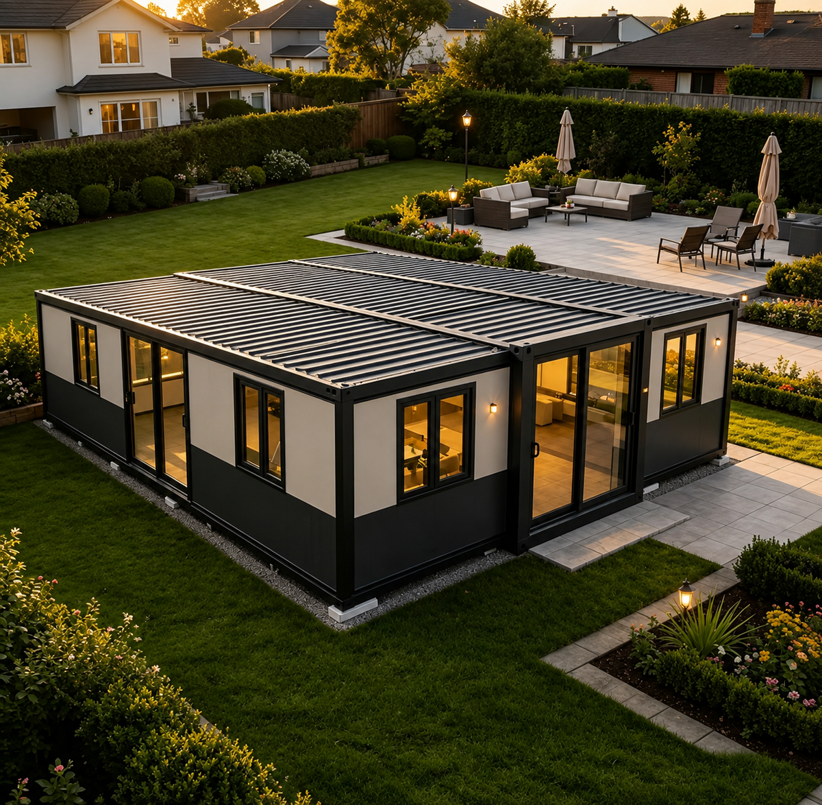 Modulinis namelis 57m² - pritaikytas žiemai