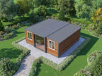 Modulinis namelis 37m² - pritaikytas žiemai