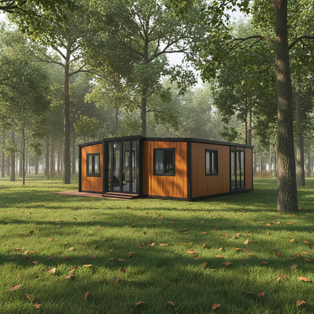 Modulinis namelis 37m² - pritaikytas žiemai