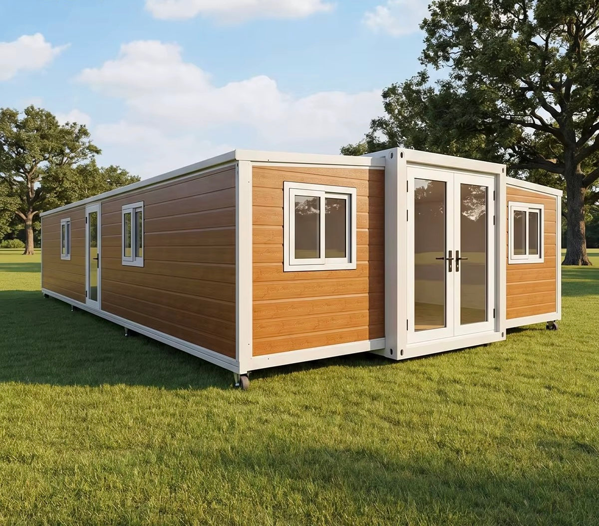 Modulinis namelis 57m² - pritaikytas žiemai