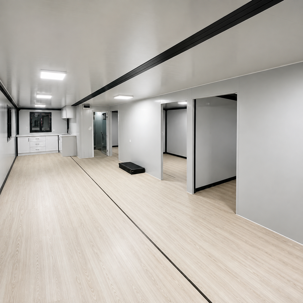 Modulinis namelis 57m² - pritaikytas žiemai