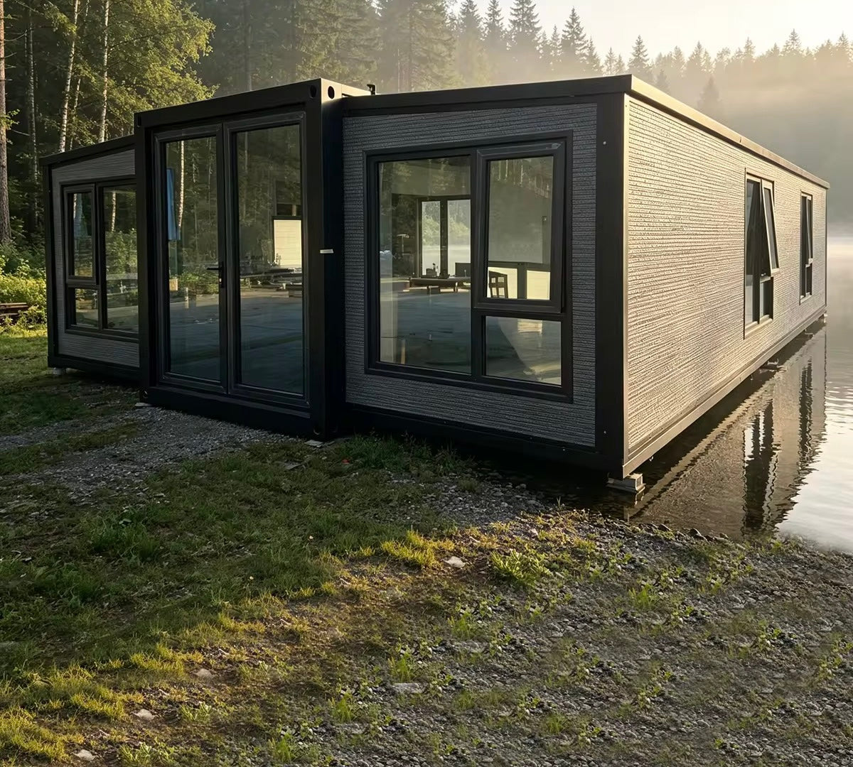 Modulinis namelis 74m² - pritaikytas žiemai