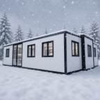 Modulinis namelis 57m² - pritaikytas žiemai