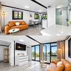 Modulinis namelis 57m² - pritaikytas žiemai