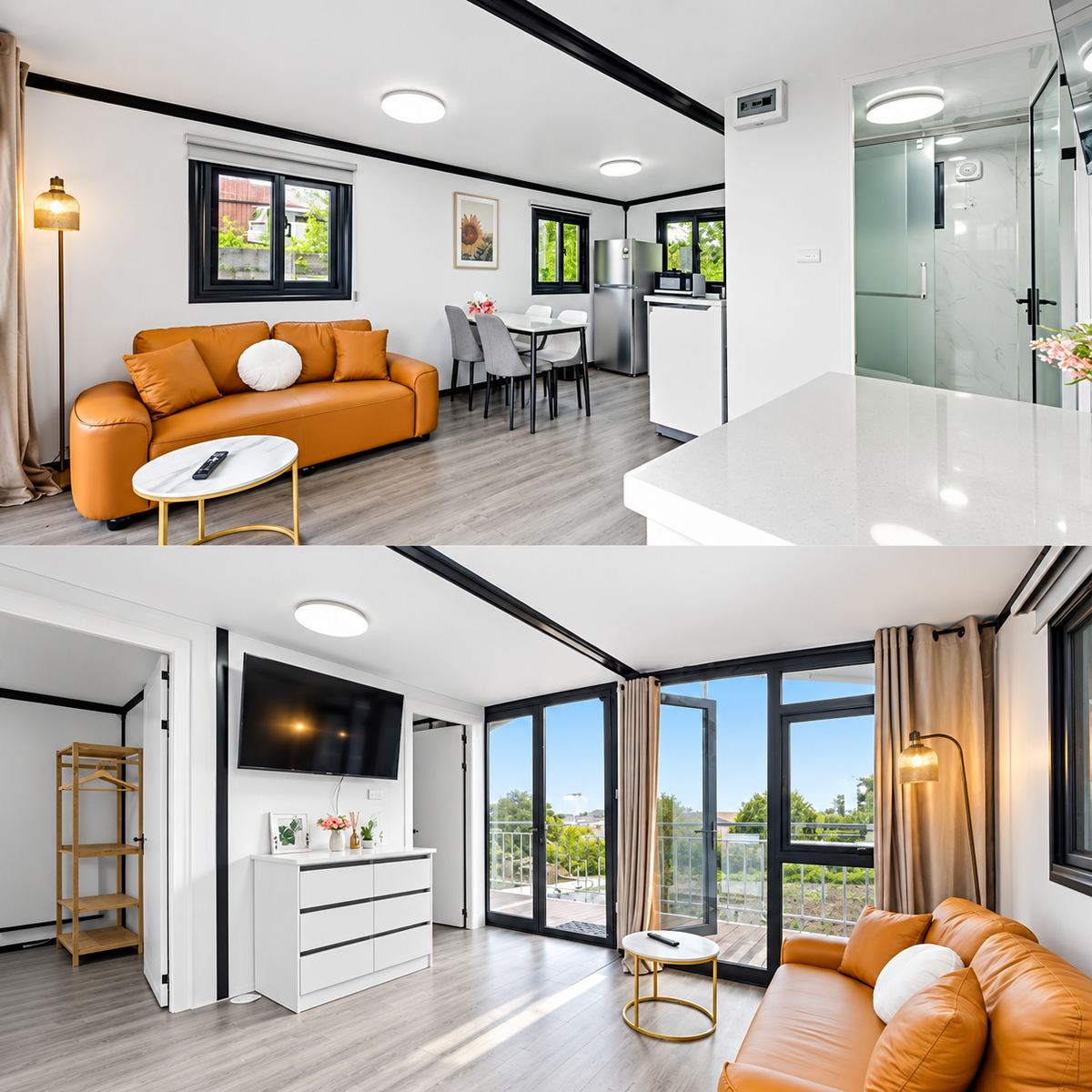 Modulinis namelis 57m² - pritaikytas žiemai
