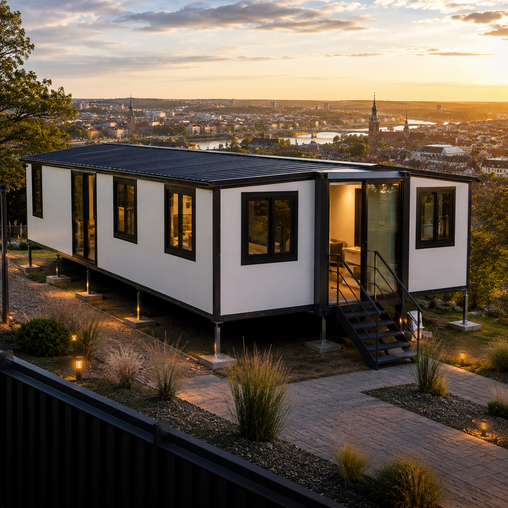 Modulinis namelis 57m² - pritaikytas žiemai