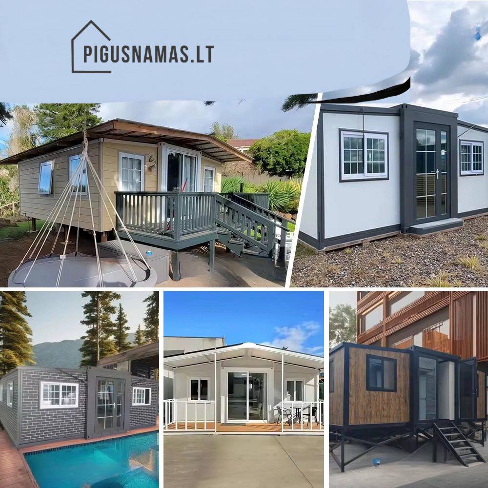 Modulinis namelis 57m²