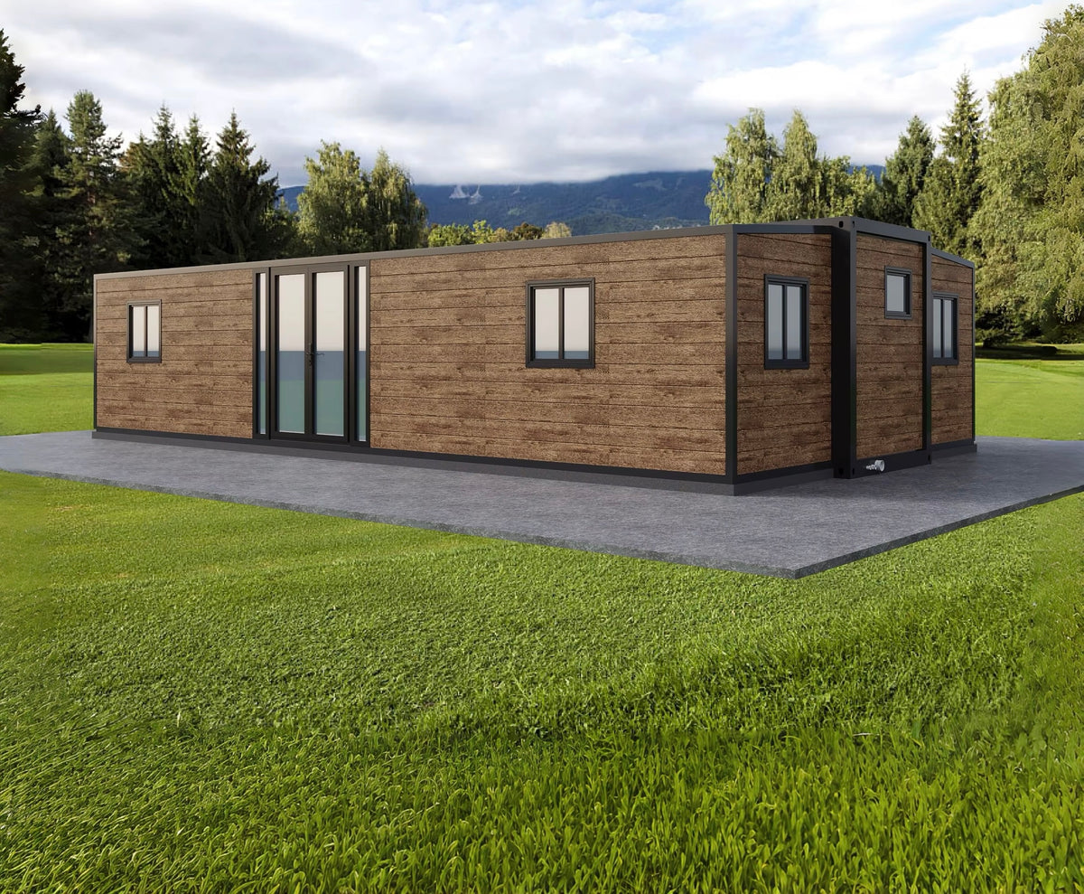 Modulinis namelis 74m² - pritaikytas žiemai