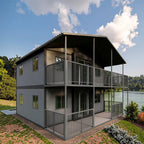 Dviejų aukštų modulinis namas 74m²