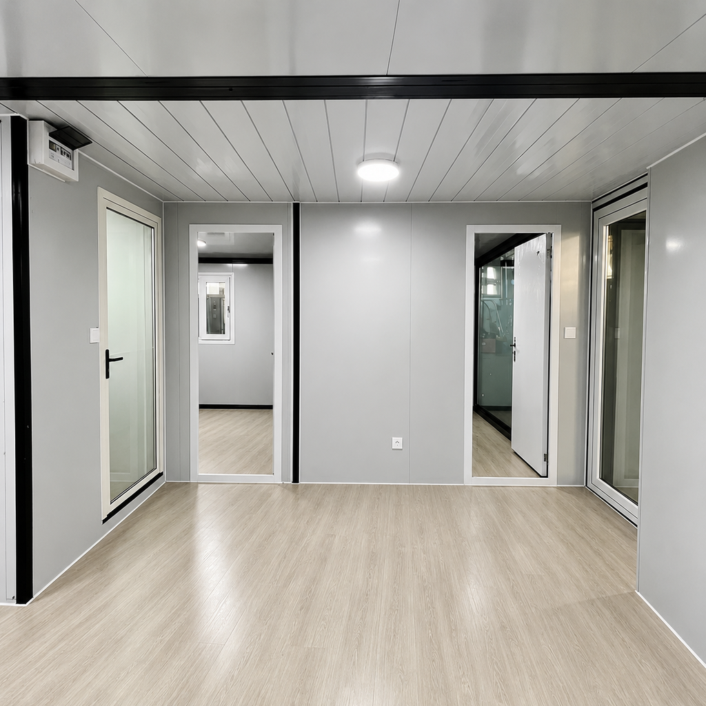 Modulinis namelis 57m² - pritaikytas žiemai