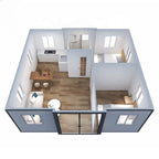 Modulinis namelis 37m² - pritaikytas žiemai