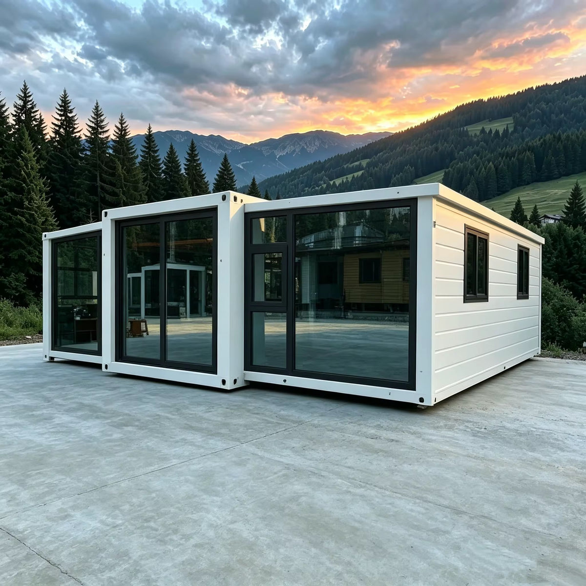 Modulinis namelis 37m² - pritaikytas žiemai