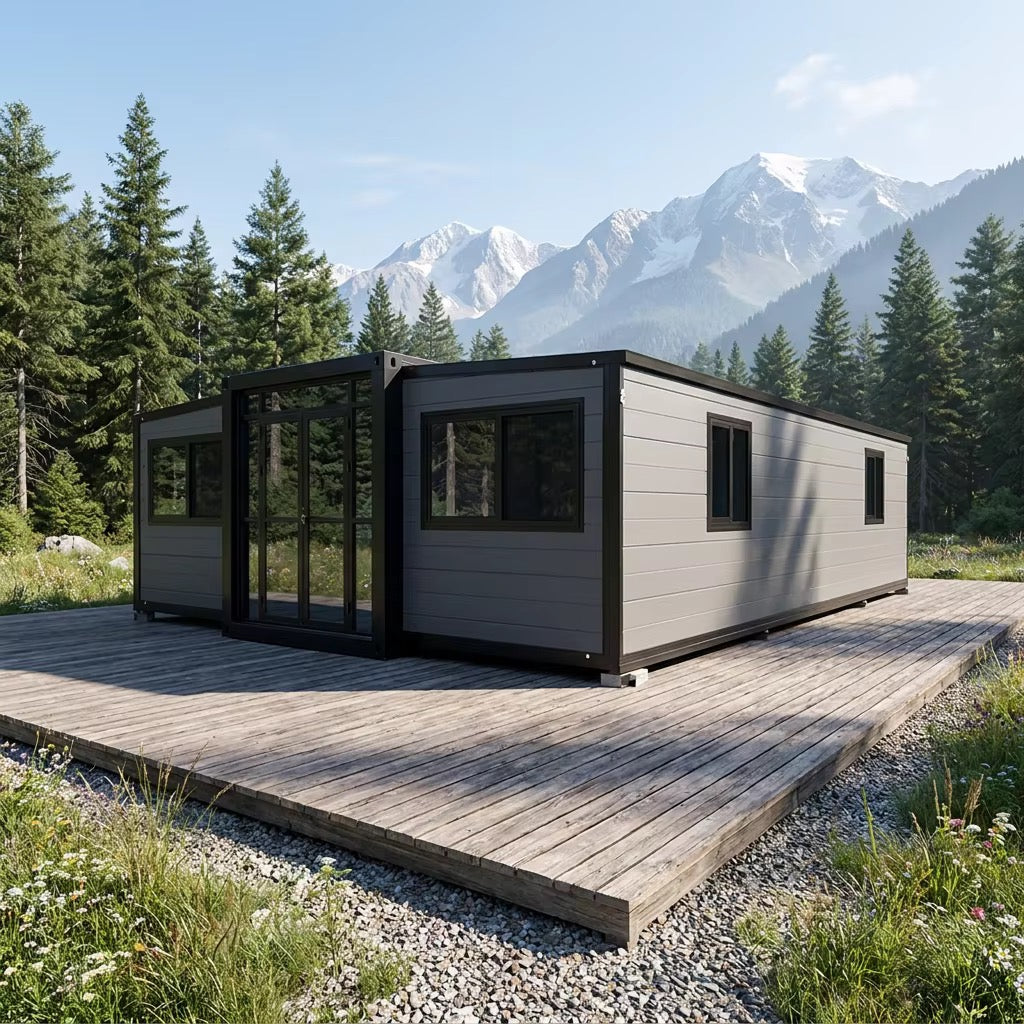 Modulinis namelis 74m² - pritaikytas žiemai