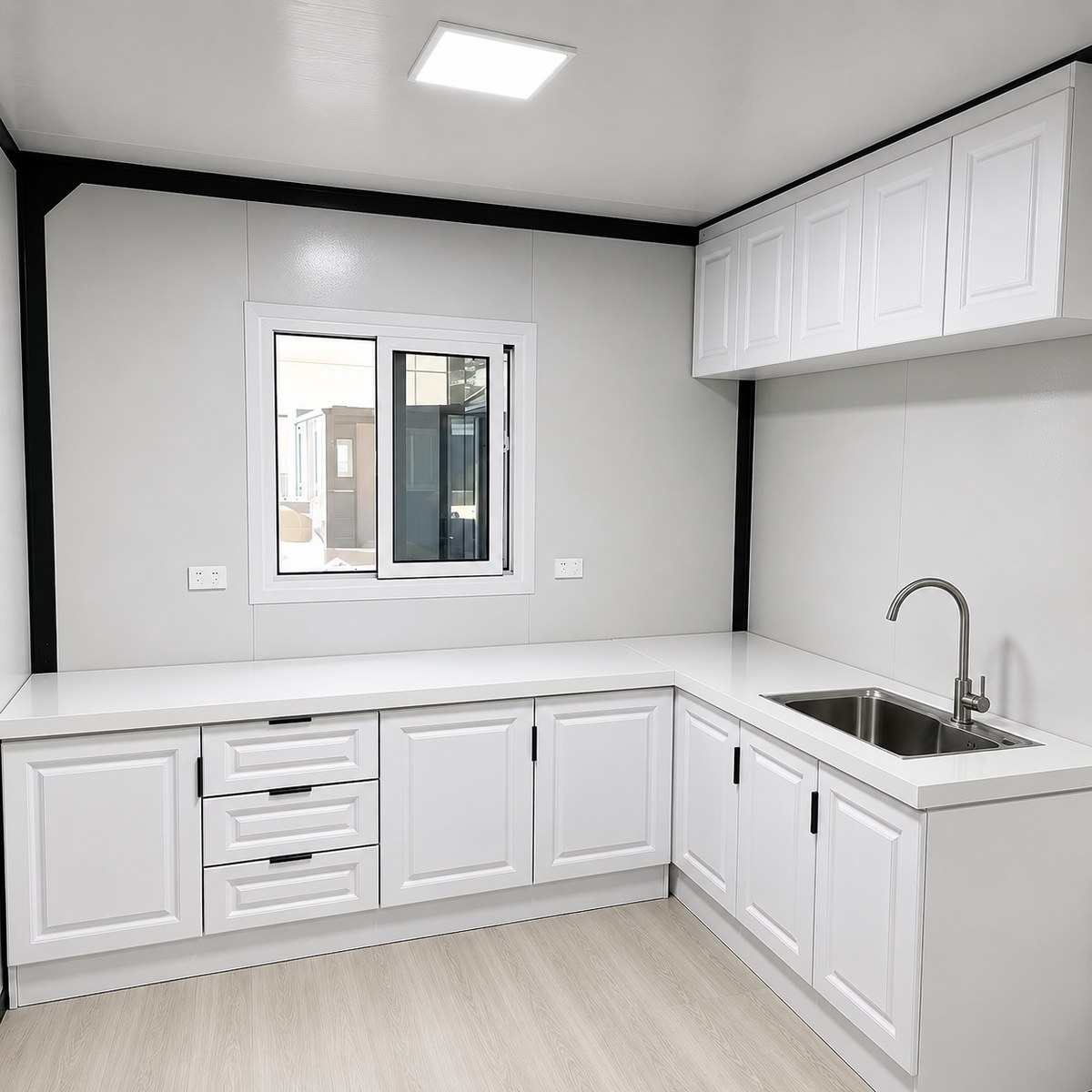 Modulinis namelis 57m² - pritaikytas žiemai
