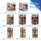 Modulinis namelis + terasa + lenktas stogas 37m²