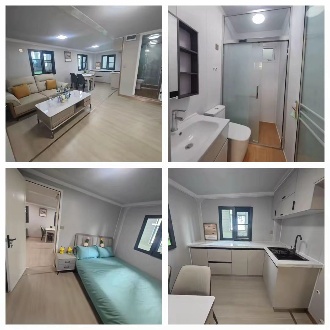 Modulinis namelis + terasa + lenktas stogas 37m²