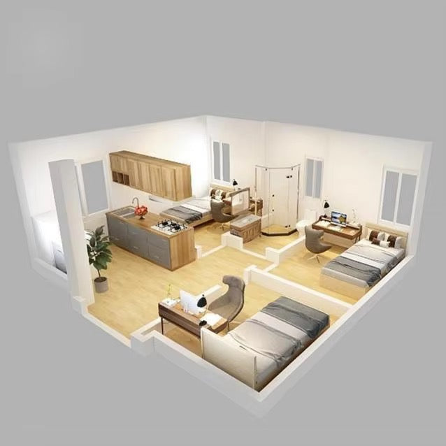 Modulinis namelis 37m²