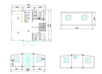 Modulinis namelis 37m²