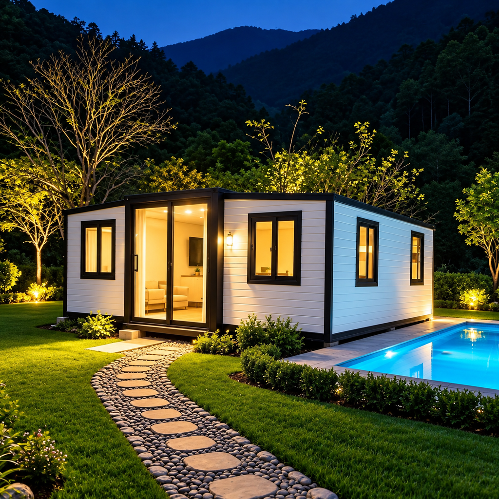 Modulinis namelis 37m² - pritaikytas žiemai