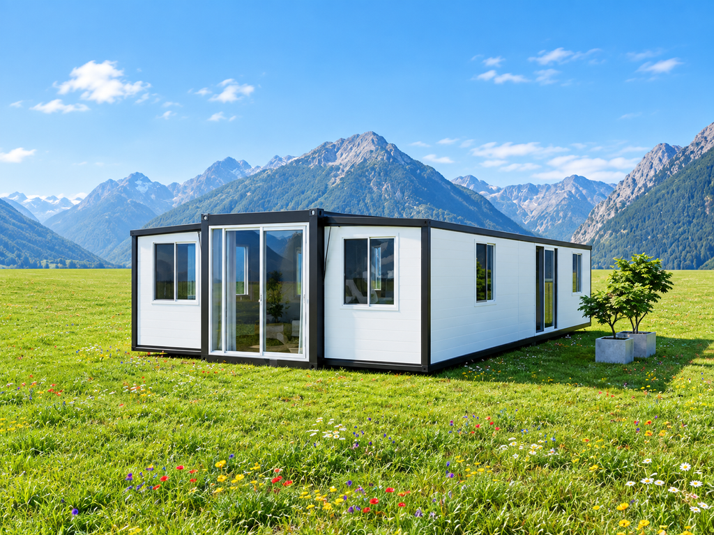 Modulinis namelis 57m² - pritaikytas žiemai