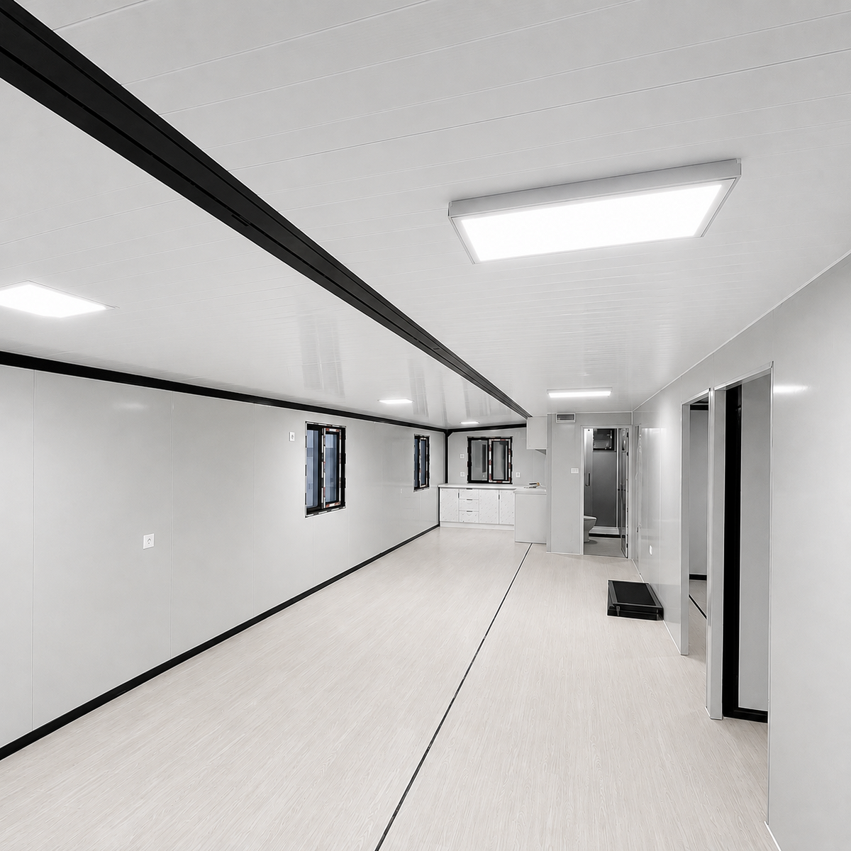 Modulinis namelis 57m² - pritaikytas žiemai
