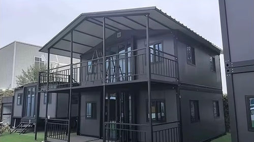 Dviejų aukštų modulinis namas 74m²