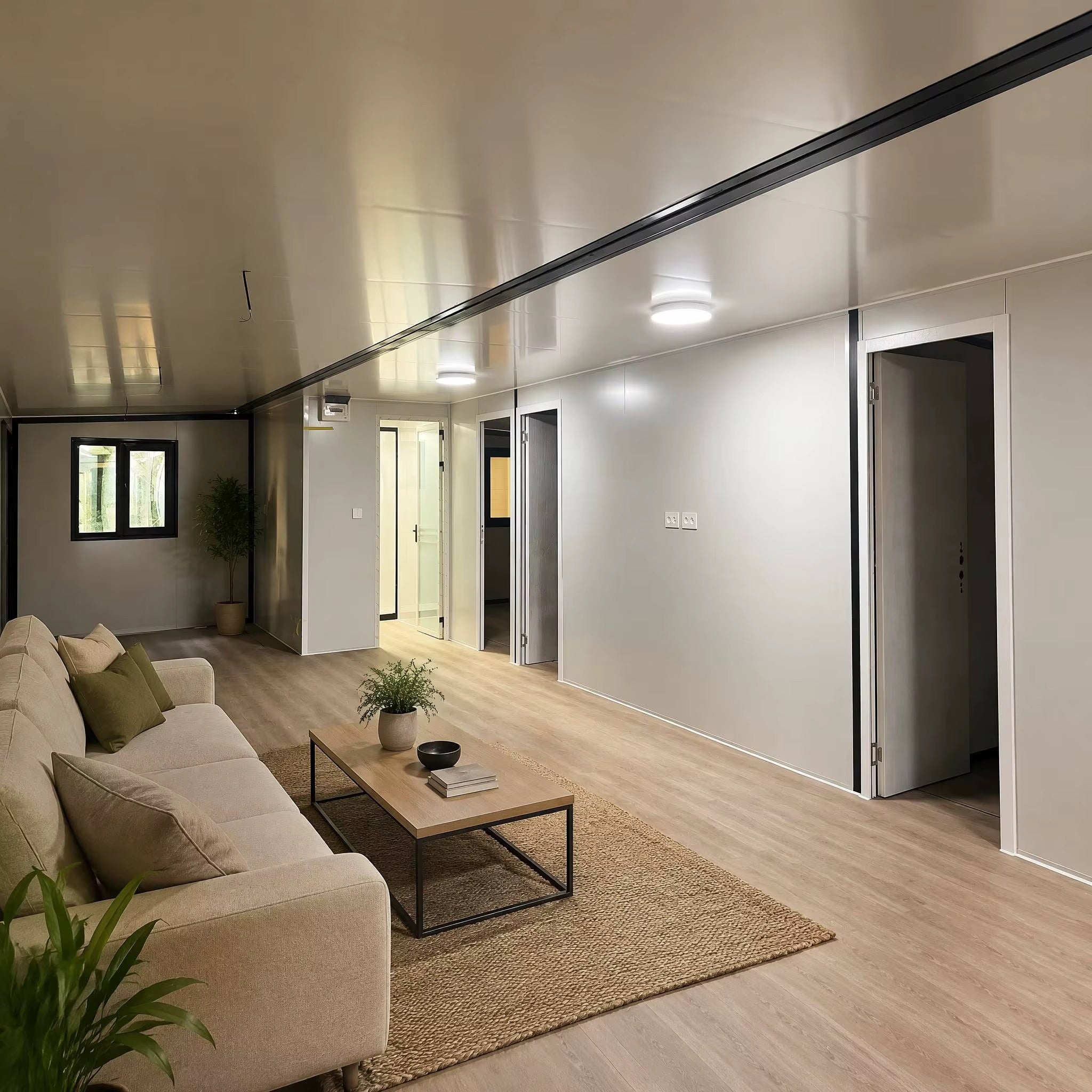 Modulinis namelis 57m² - pritaikytas žiemai