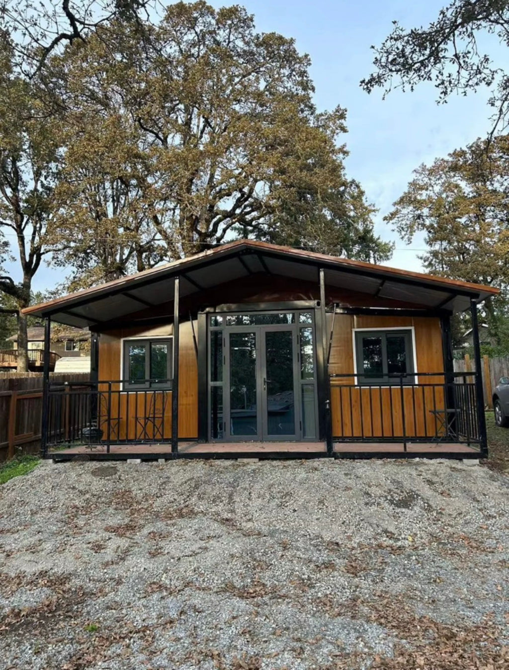 Modulinis namelis su terasa 37 m2