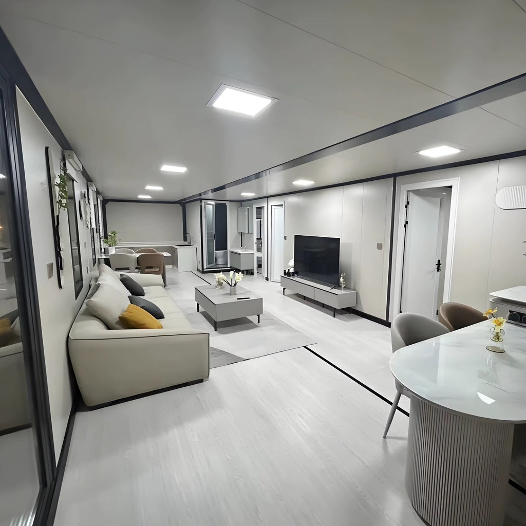 Modulinis namelis 74m² - pritaikytas žiemai